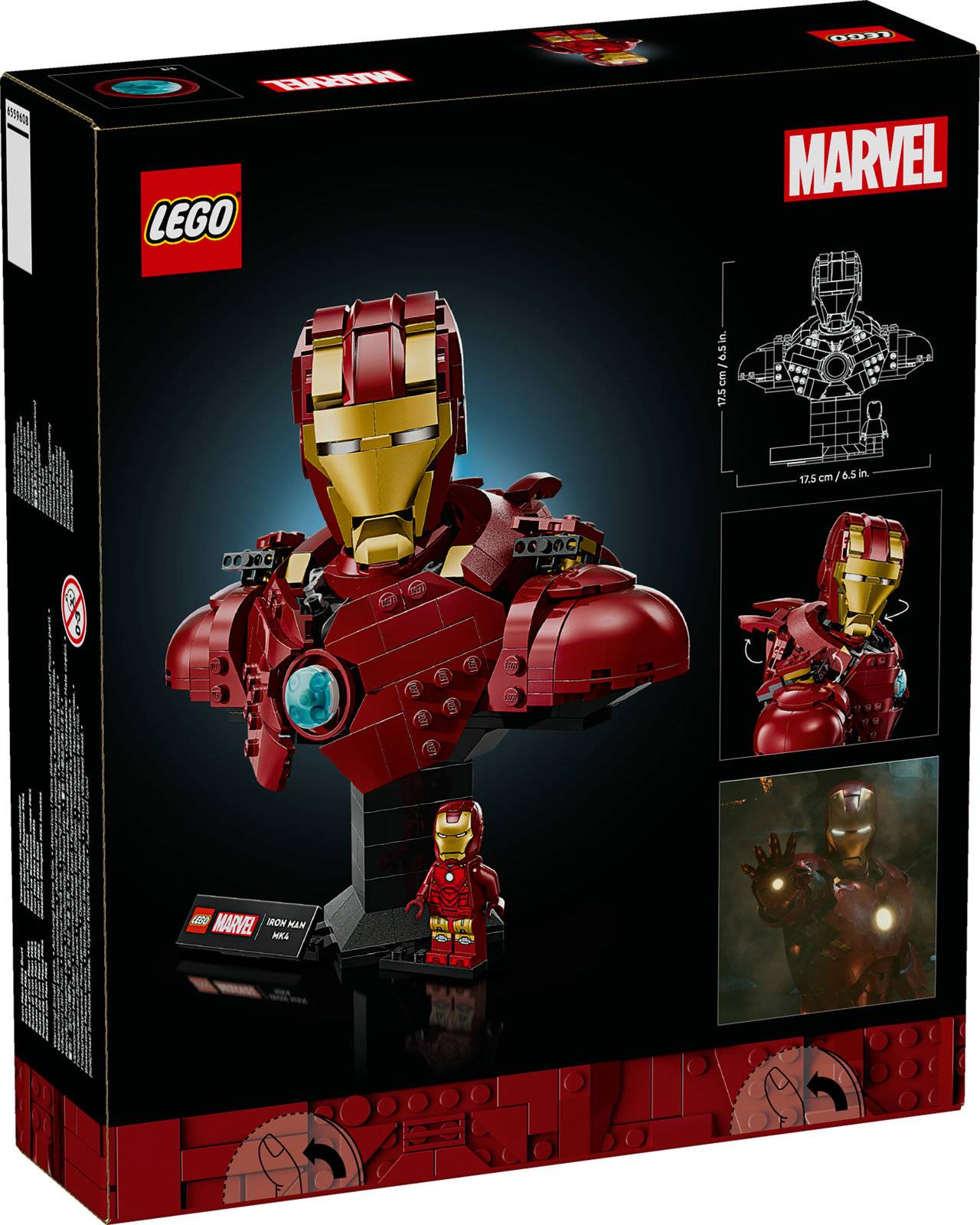 LEGO Marvel Super Heroes - Iron Man MK4 Bust [76327] - Image 3