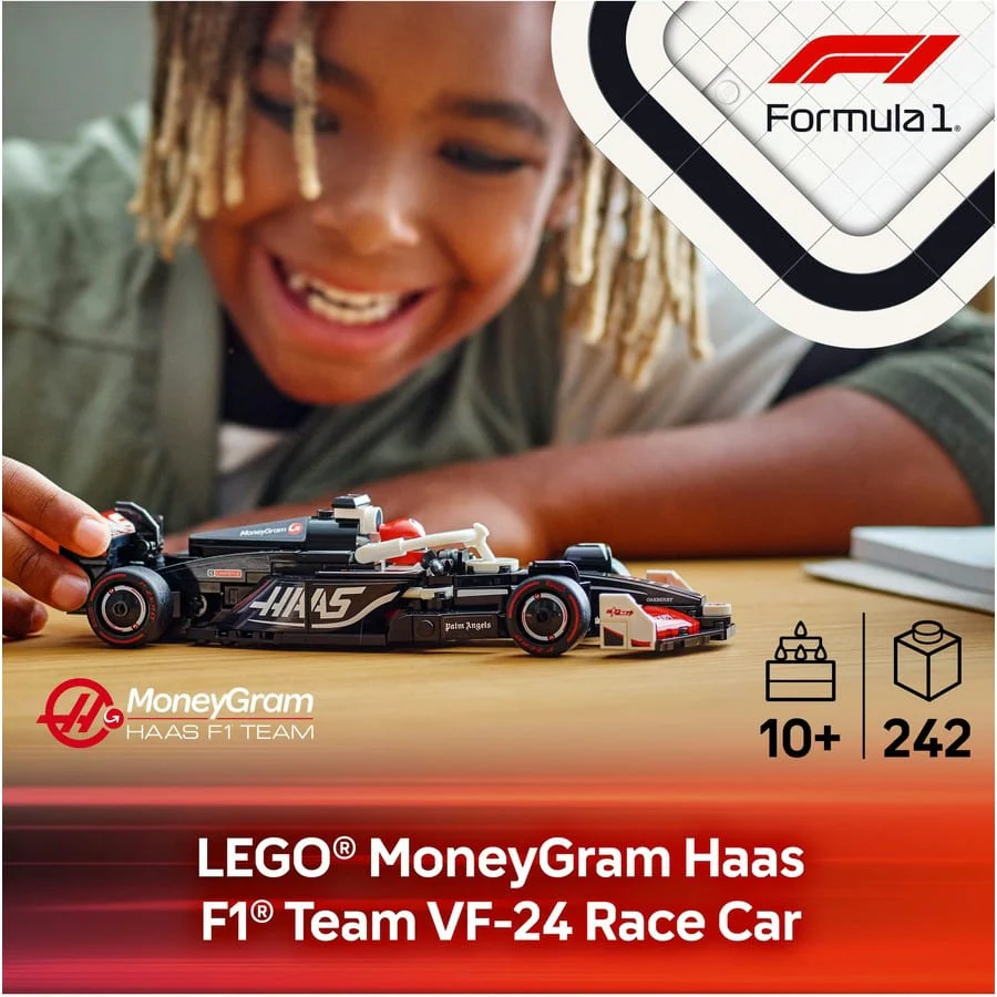 LEGO Speed Champions - MoneyGram Haas F1 Team VF-24 Race Car [77250] - Image 4