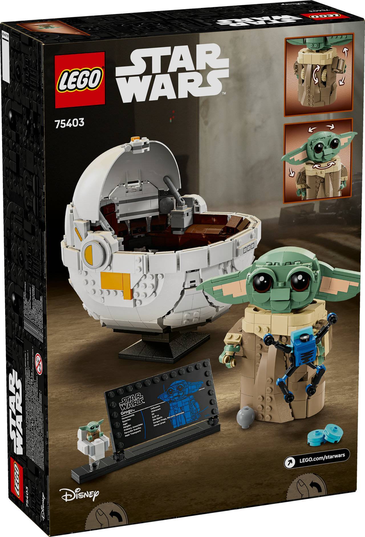 LEGO Star Wars - Grogu with Hover Pram [75403] - Image 3