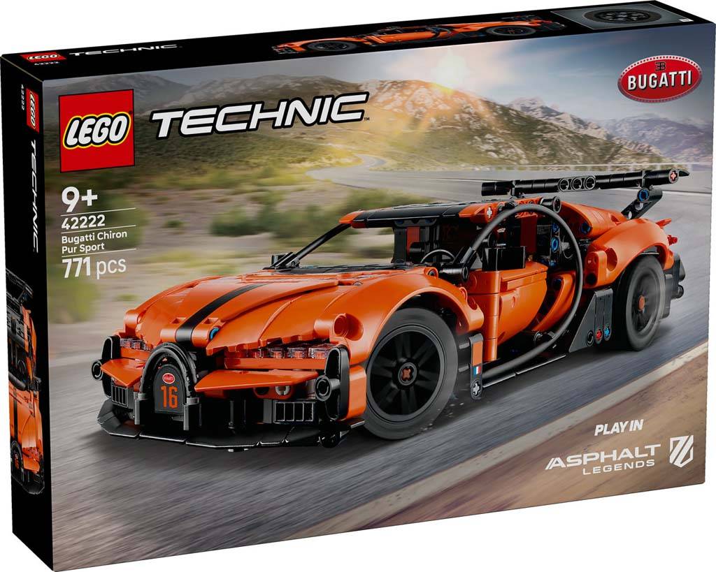 LEGO Technic: Bugatti Chiron Pur Sport Hypercar [42222]