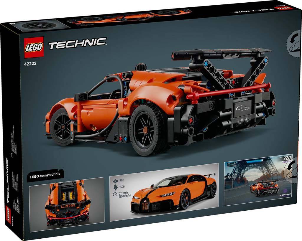 LEGO Technic: Bugatti Chiron Pur Sport Hypercar [42222] - Image 3