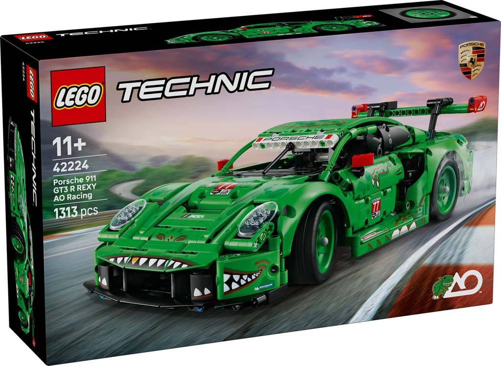 LEGO Technic: Porsche 911 GT3 R REXY AO Racing Car [42224]