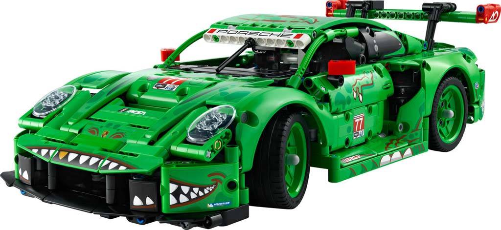 LEGO Technic: Porsche 911 GT3 R REXY AO Racing Car [42224] - Image 2