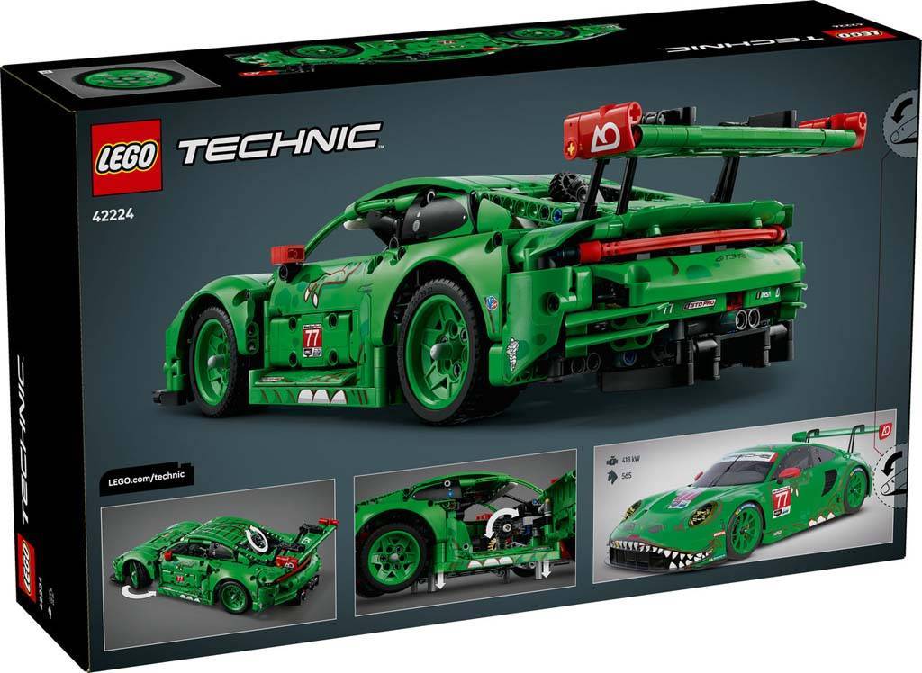 LEGO Technic: Porsche 911 GT3 R REXY AO Racing Car [42224] - Image 3