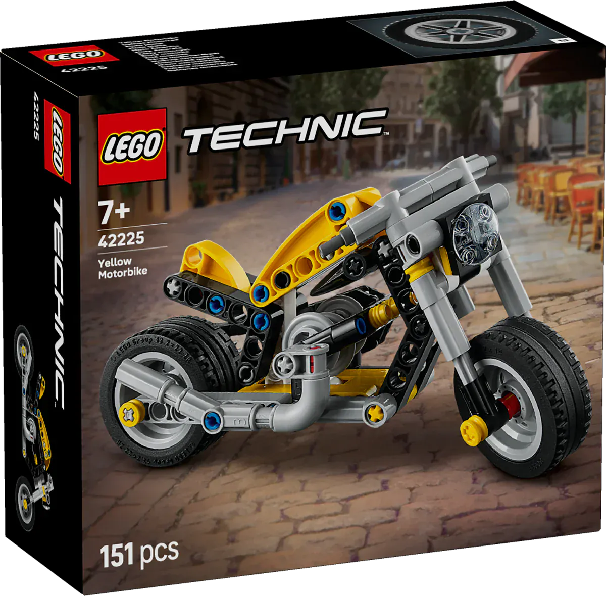 LEGO Technic: Yellow Motorcycle [42225]