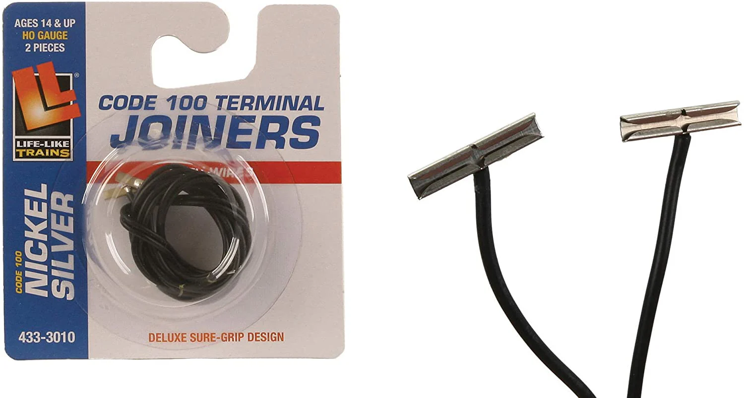 LifeLike HO Code 100 Terminal Joinrs with Wires**