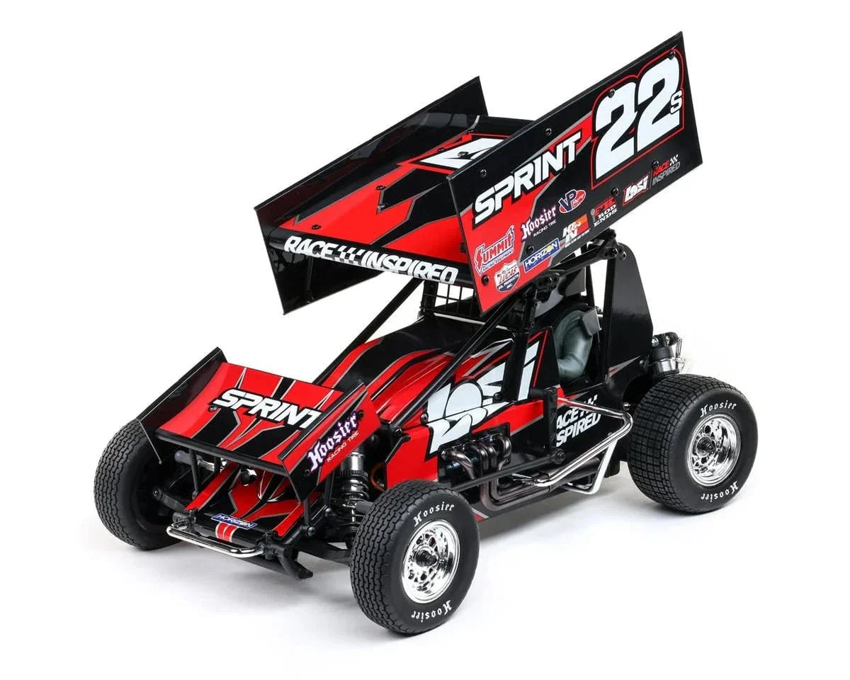 Losi 22S Sprint Car 1/10 2WD RTR Combo with Battery and Charger - Red