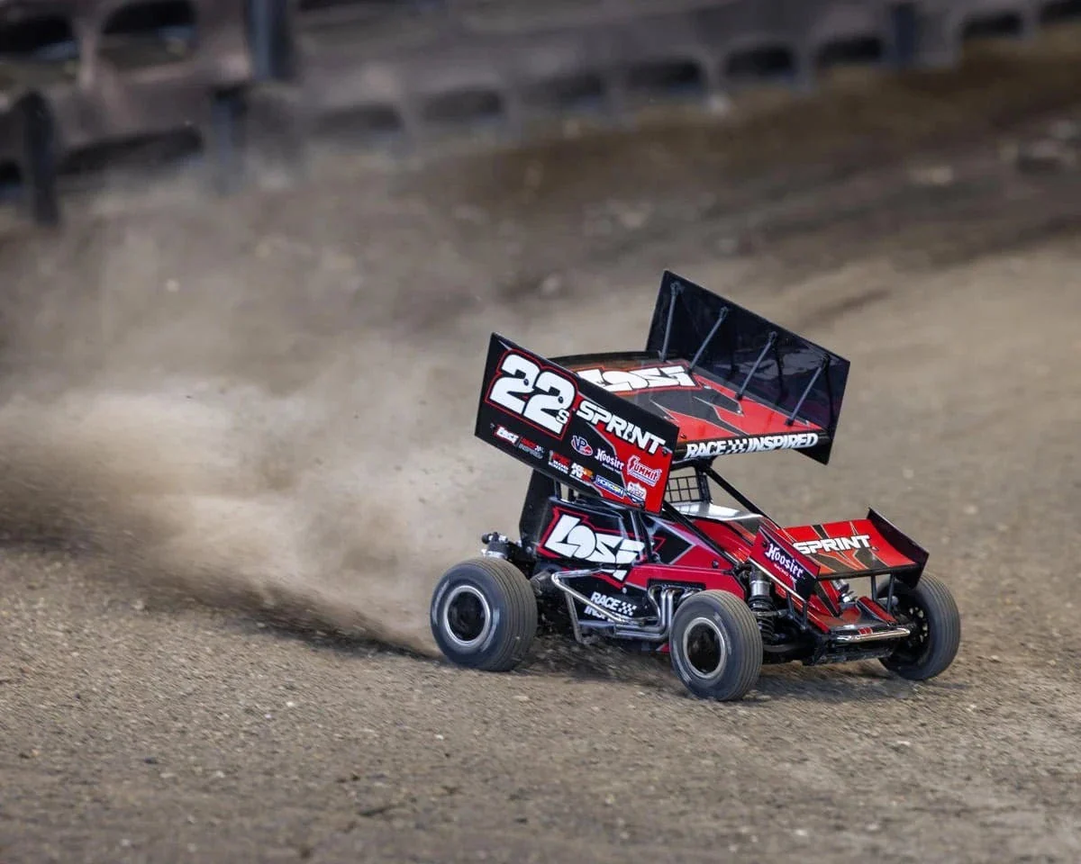 Losi 22S Sprint Car 1/10 2WD RTR Combo with Battery and Charger - Red - Image 10