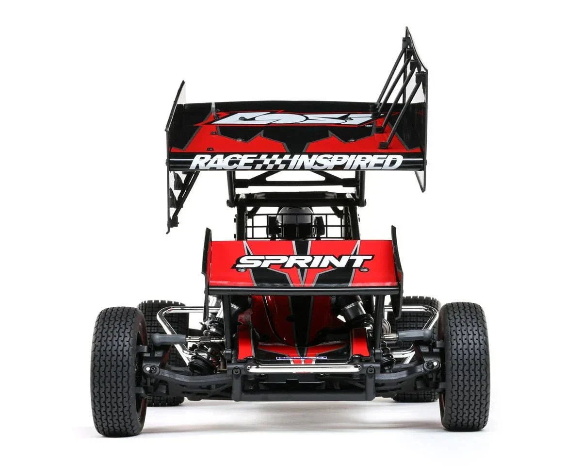 Losi 22S Sprint Car 1/10 2WD RTR Combo with Battery and Charger - Red - Image 4