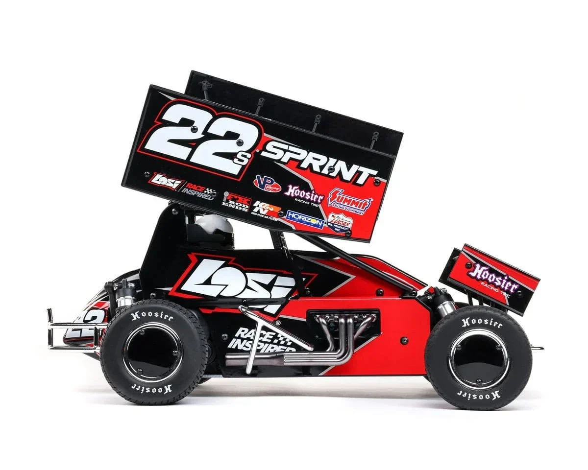 Losi 22S Sprint Car 1/10 2WD RTR Combo with Battery and Charger - Red - Image 5