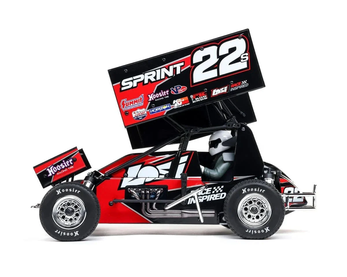 Losi 22S Sprint Car 1/10 2WD RTR Combo with Battery and Charger - Red - Image 6