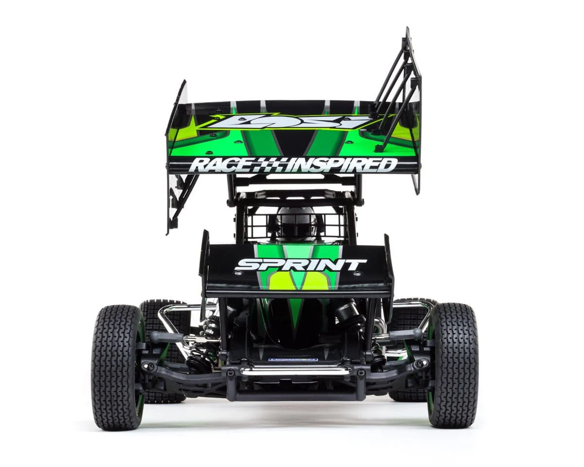 Losi 22S Sprint Car 1/10 2WD RTR - Green (No Battery Or Charger) - Image 6