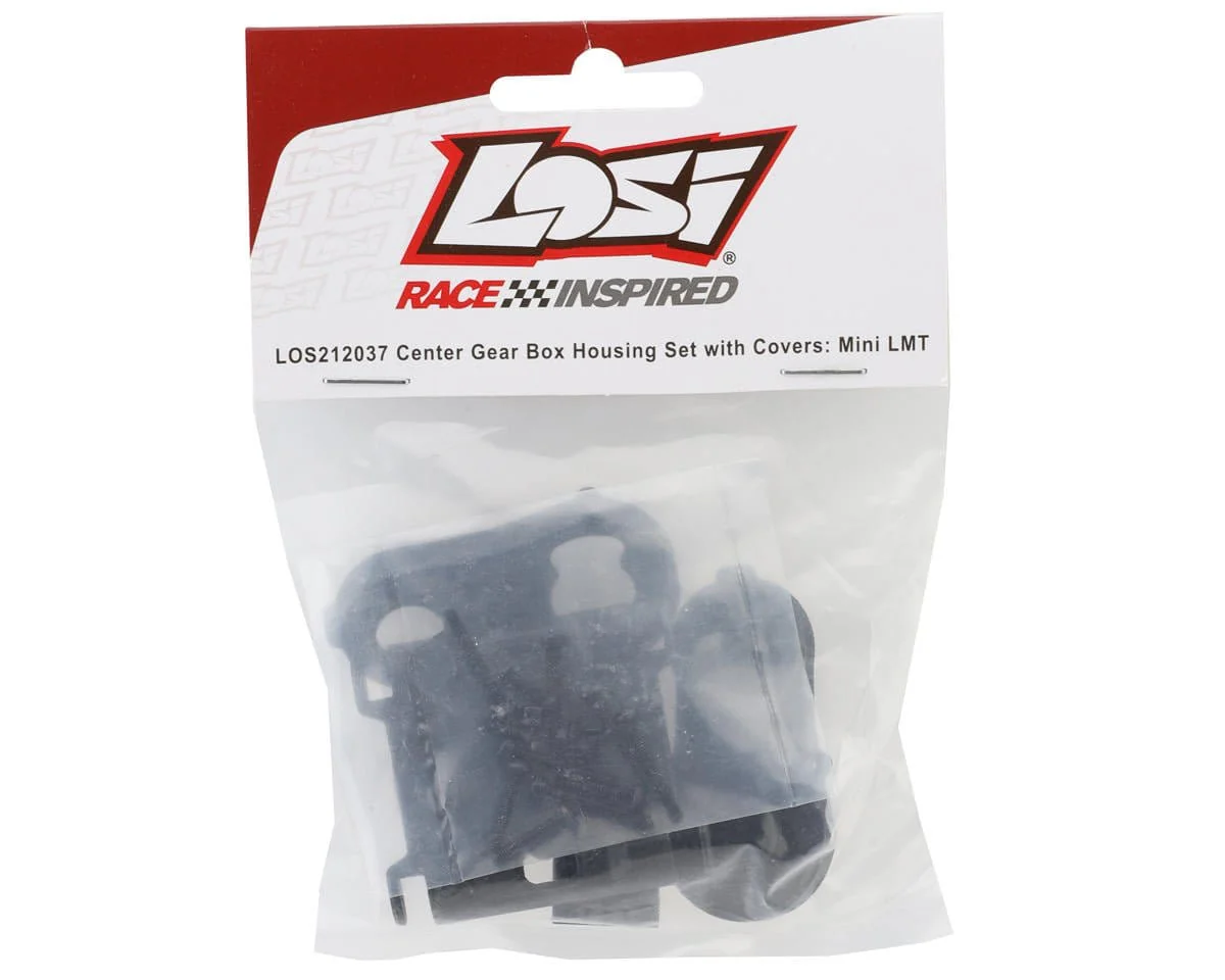 Losi Center Gear Box Housing Set with Covers, Mini LMT [LOS212037] - Image 2