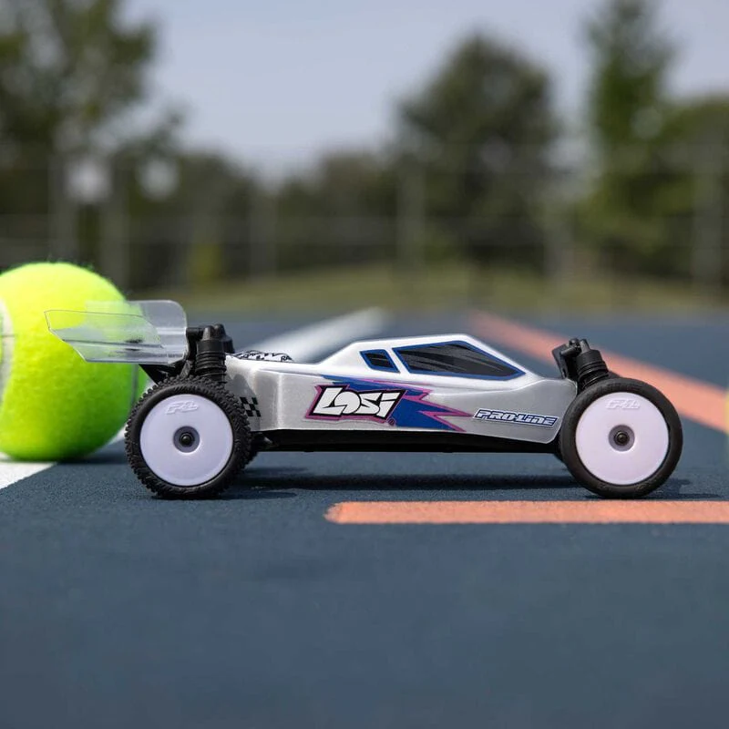 Losi Micro-B 1/24 2WD RC Buggy RTR - Silver [LOS00007T2] - Image 11