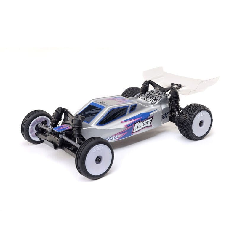 Losi Micro-B 1/24 2WD RC Buggy RTR - Silver [LOS00007T2] - Image 2