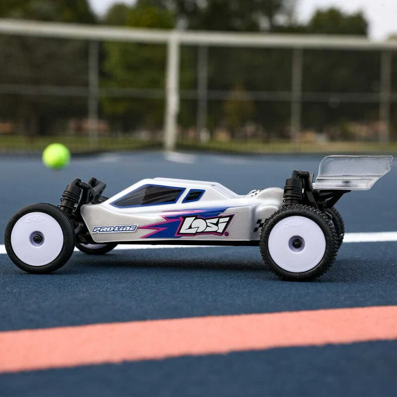 Losi Micro-B 1/24 2WD RC Buggy RTR - Silver [LOS00007T2] - Image 9