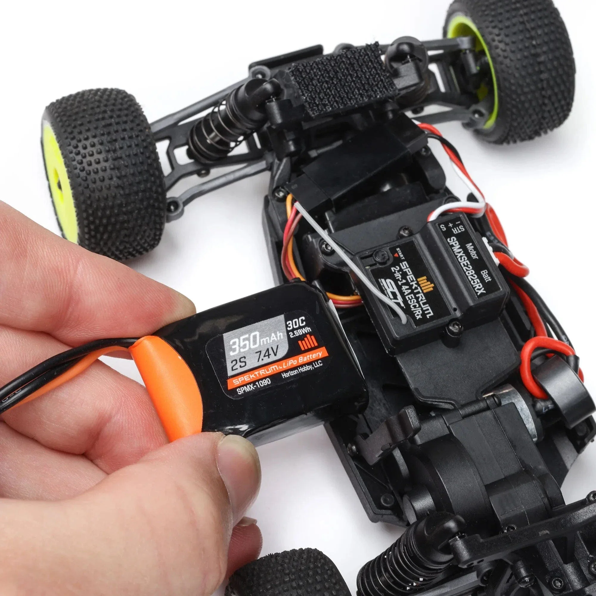 Losi Micro-T 1/28 2WD RC Stadium Truck RTR - White [LOS-1392T1] - Image 10