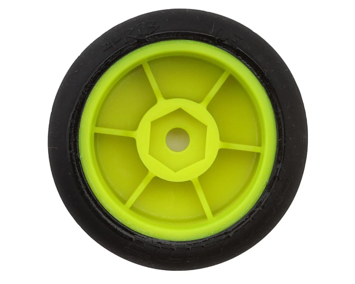 Losi Yellow Wheel and Tyre Set, Micro-B [LOS-1762] - Image 4