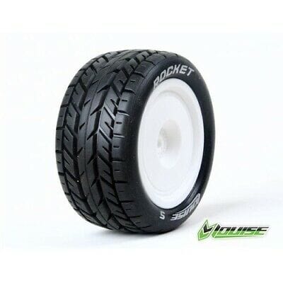 Louise 3188SWKR E-Rocket 1/10 Buggy Rear Tyres - Premounted (2)