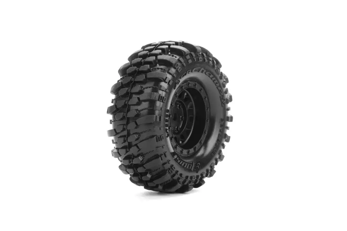 Louise RC CR-CHAMP 1.0" Crawler Wheels & Tyres - 7mm Hex (2pcs) [3366VB]