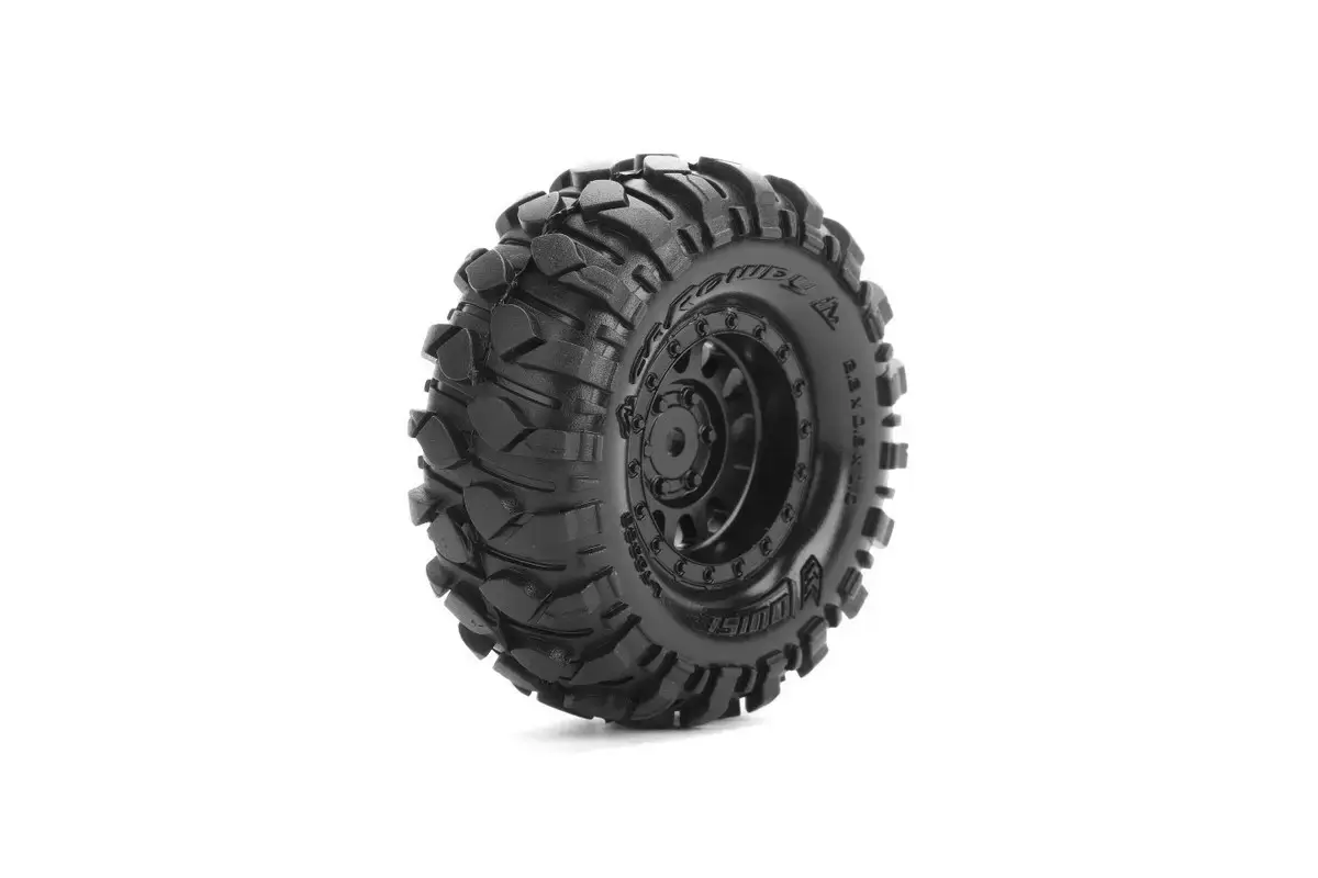 Louise RC CR-ROWDY 1.0" Crawler Wheel & Tyre - 7mm Hex (2pcs) [3368VB]