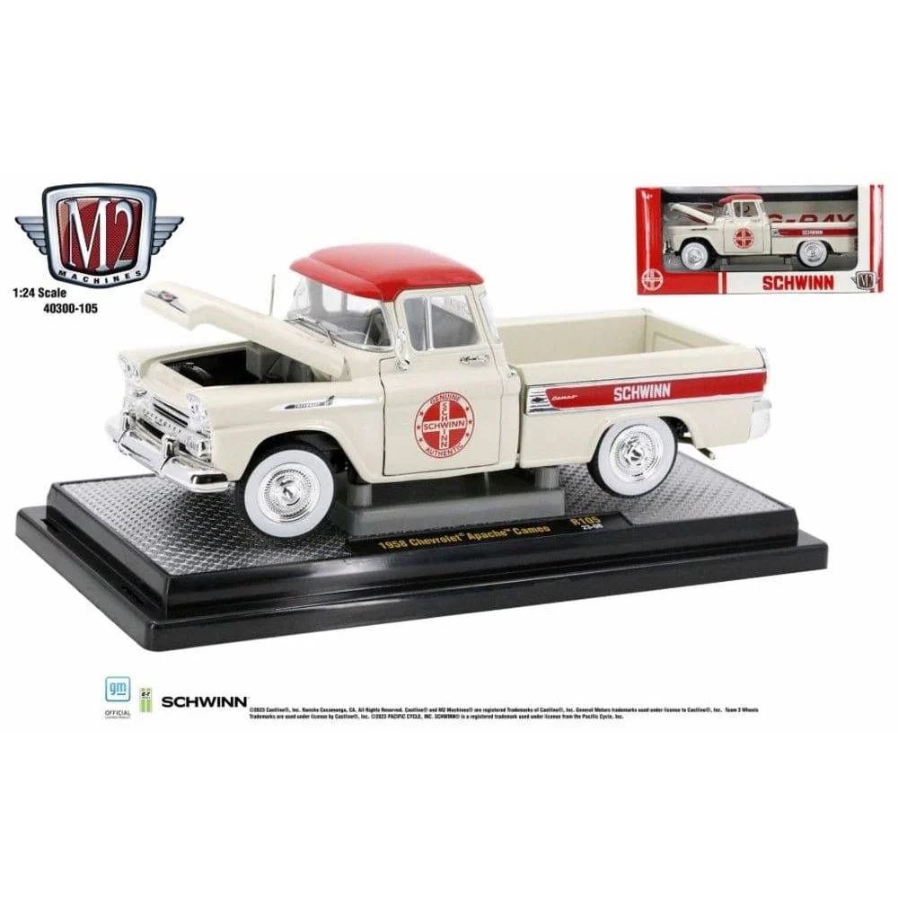 M2 1/24 Schwinn 1958 Chevrolet Apache Cameo Pickup**