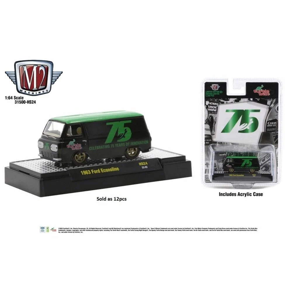 M2 1/64 Gassers Turtle Wax 1963 Ford Econoline**