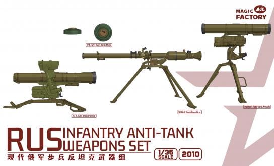 Magic Factory 1/35 RUS Infantry Anti-tank Weapon Set Plastic Model Kit [2010]**