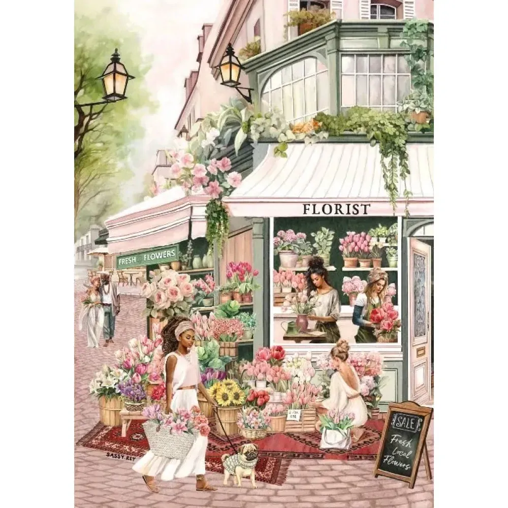 Magnolia 3426 The Florist Sarah Reyes 1000pc Jigsaw Puzzle