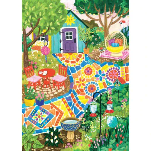 Magnolia 3472 Garden Mosaic Olivia Gibbs Special Edition 1000pc Jigsaw Puzzle - Image 2