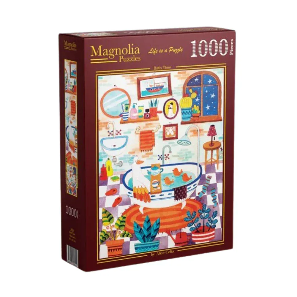 Magnolia 3904 Bath Time Alice Celia 1000pc Jigsaw Puzzle