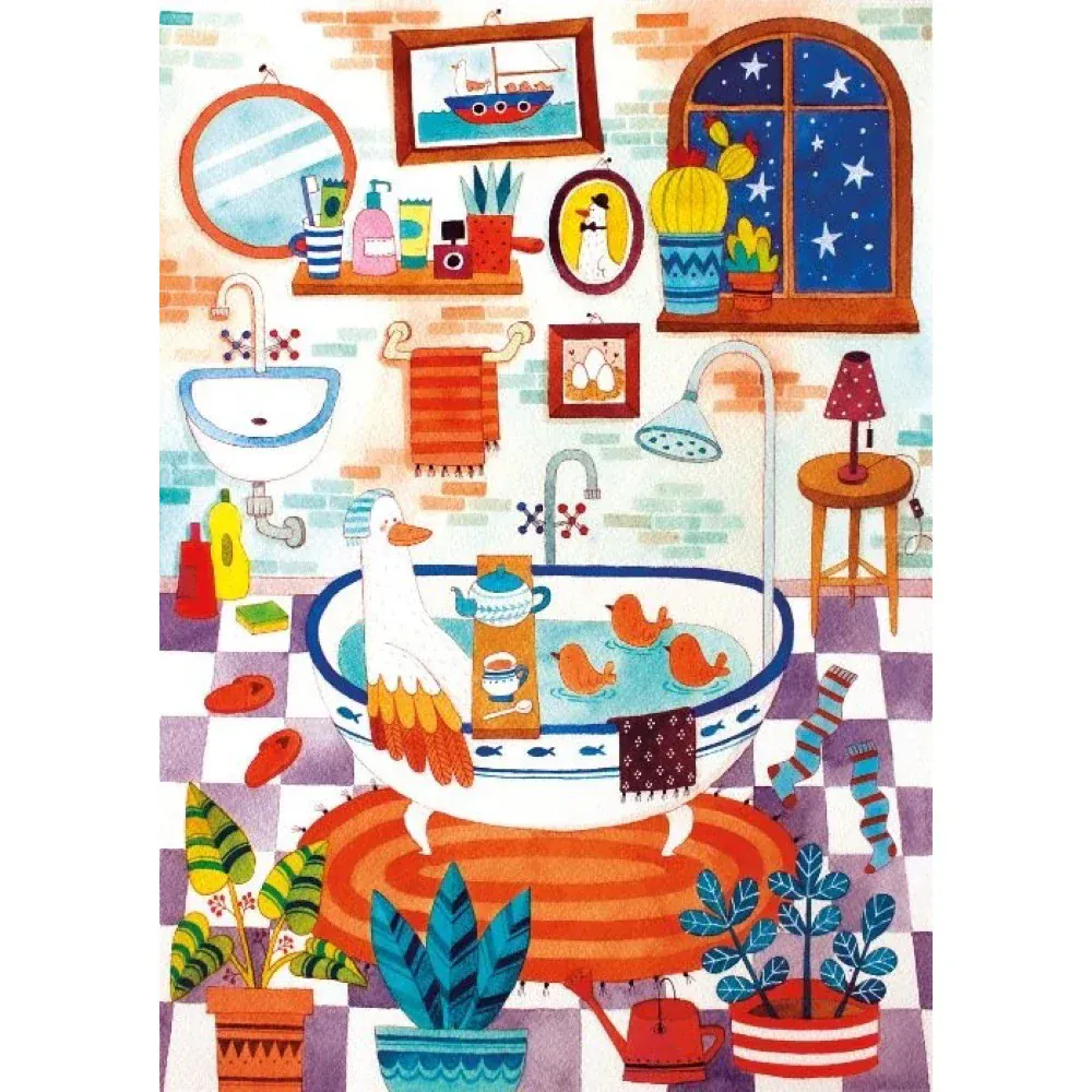Magnolia 3904 Bath Time Alice Celia 1000pc Jigsaw Puzzle - Image 2