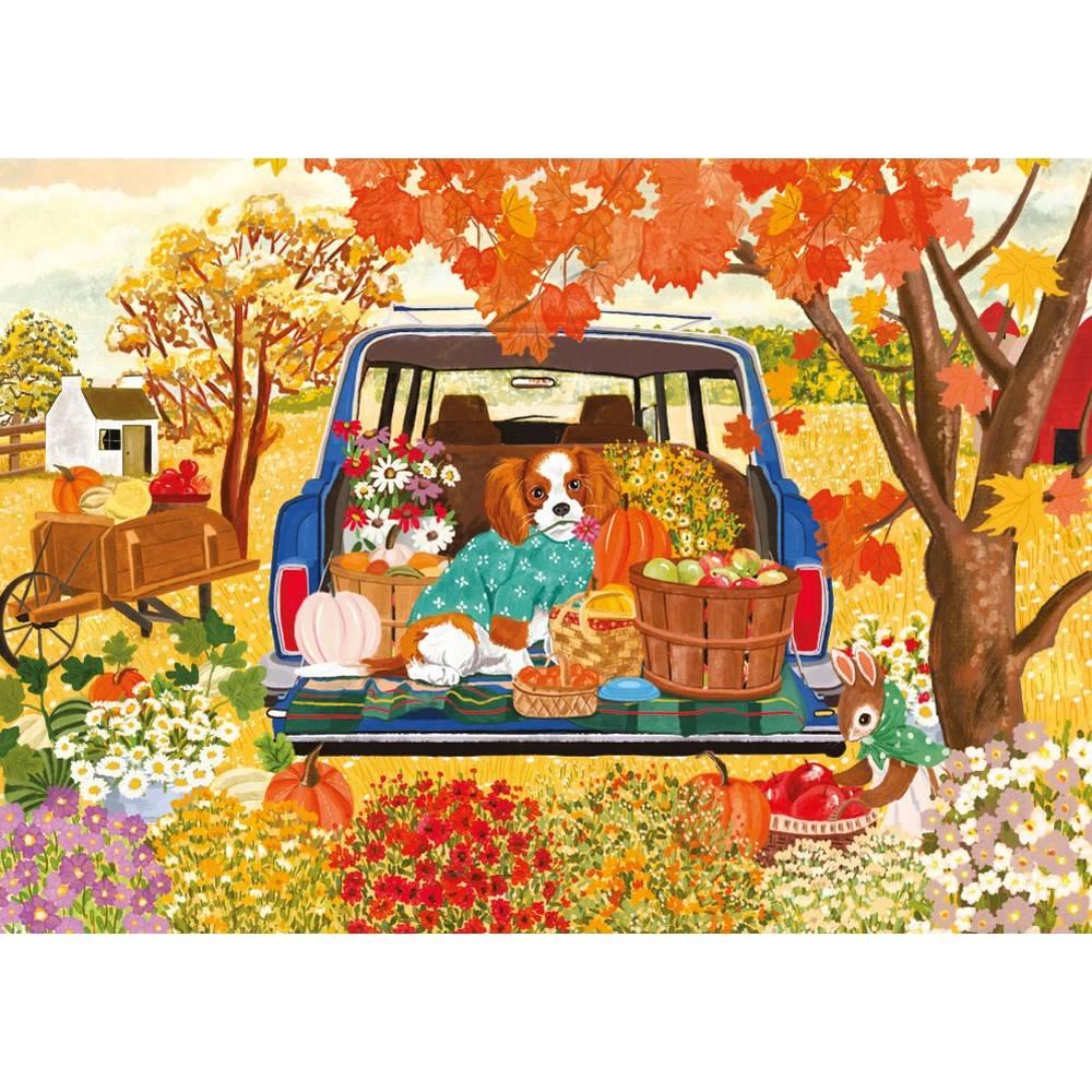 Magnolia 9108 Dog In The Car Shanya Bharti 1000pc Jigsaw Puzzle - Image 2