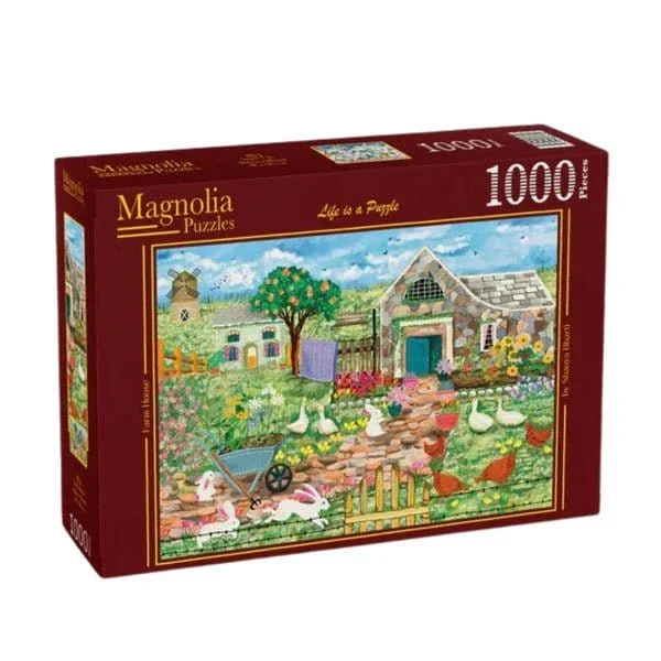 Magnolia Farm House Shanya Bharti 1000pc Jigsaw Puzzle