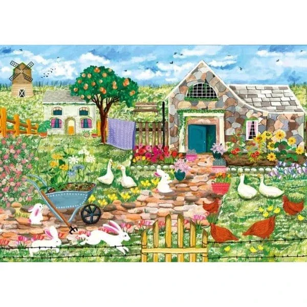 Magnolia Farm House Shanya Bharti 1000pc Jigsaw Puzzle - Image 2