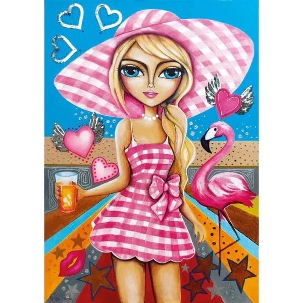 Magnolia Lady in Pink Romi Lerda 1000pc Jigsaw Puzzle - Image 2