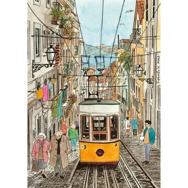 Magnolia Lisbon Inna Korneeva 1000pc Jigsaw Puzzle - Image 2