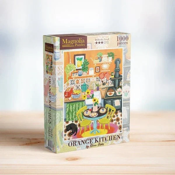 Magnolia Orange Kitchen Olivia Gibbs Special Edition 1000pc Jigsaw Puzzle