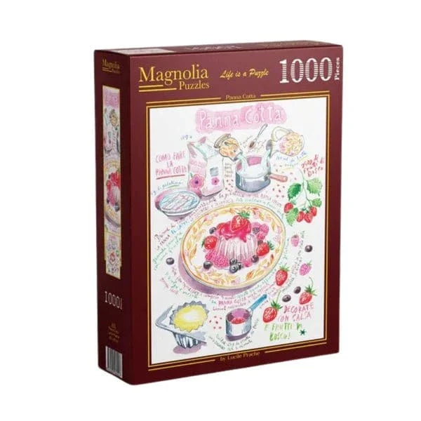 Magnolia Panna Cotta Lucile Prache 1000pc Jigsaw Puzzle