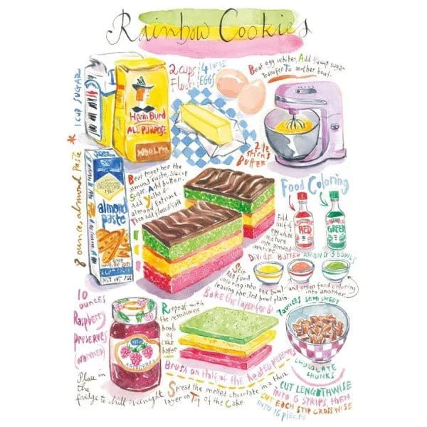 Magnolia Rainbow Cookies Lucile Prache 1000pc Jigsaw Puzzle - Image 2