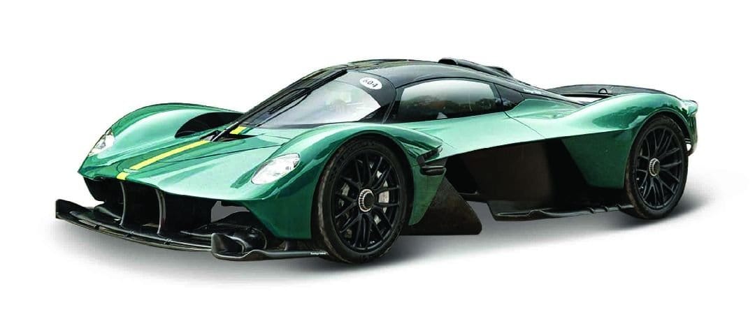 Maisto 1/18 2022 Aston Martin Valkyrie Green Diecast Model