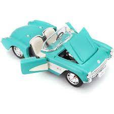 Maisto 1/24 1957 Chevrolet Corvette Diecast Model Assorted Colours - Image 2