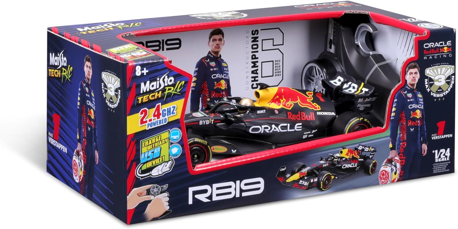 Maisto 2023 Red Bull Racing RB-19 Verstappen  #1 RC Car
