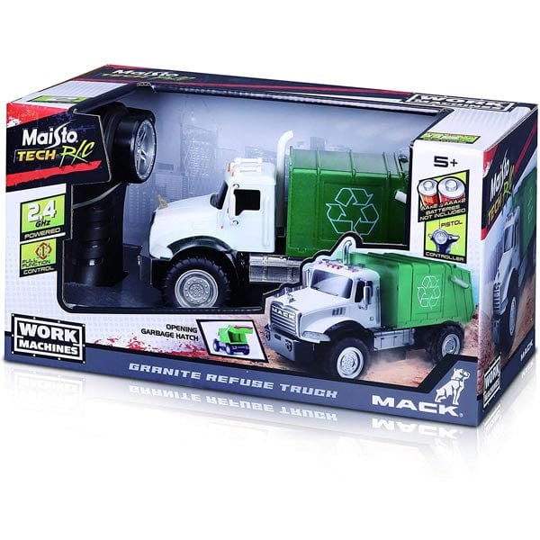 Maisto Tech Work Machines Mack Granite Refuse Truck - 2.4 Ghz - Image 3
