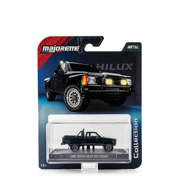 Majorette 1/64 Toyota Hilux SR5 1985 Black - Collection Series [78839]