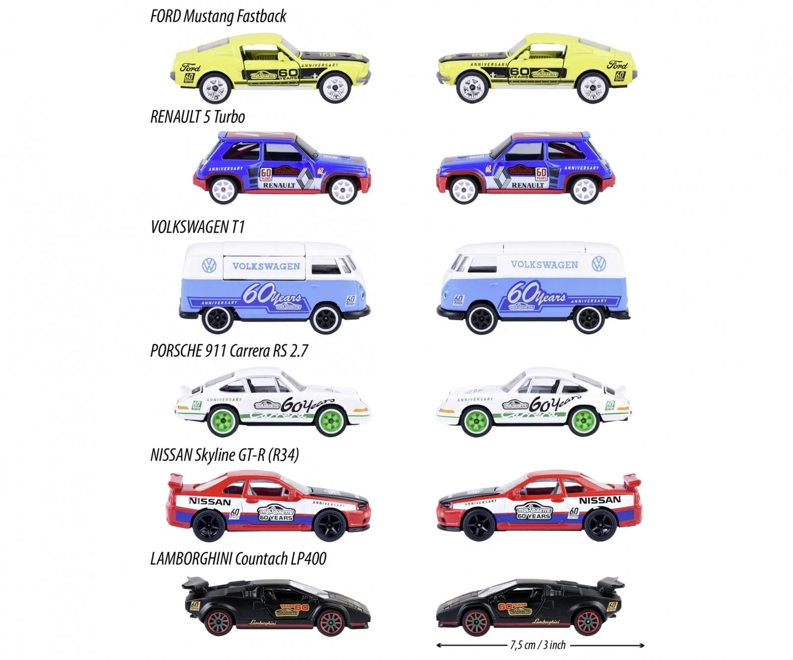 Majorette 60th Anniversary Deluxe Cars - Assorted (1) - Image 2