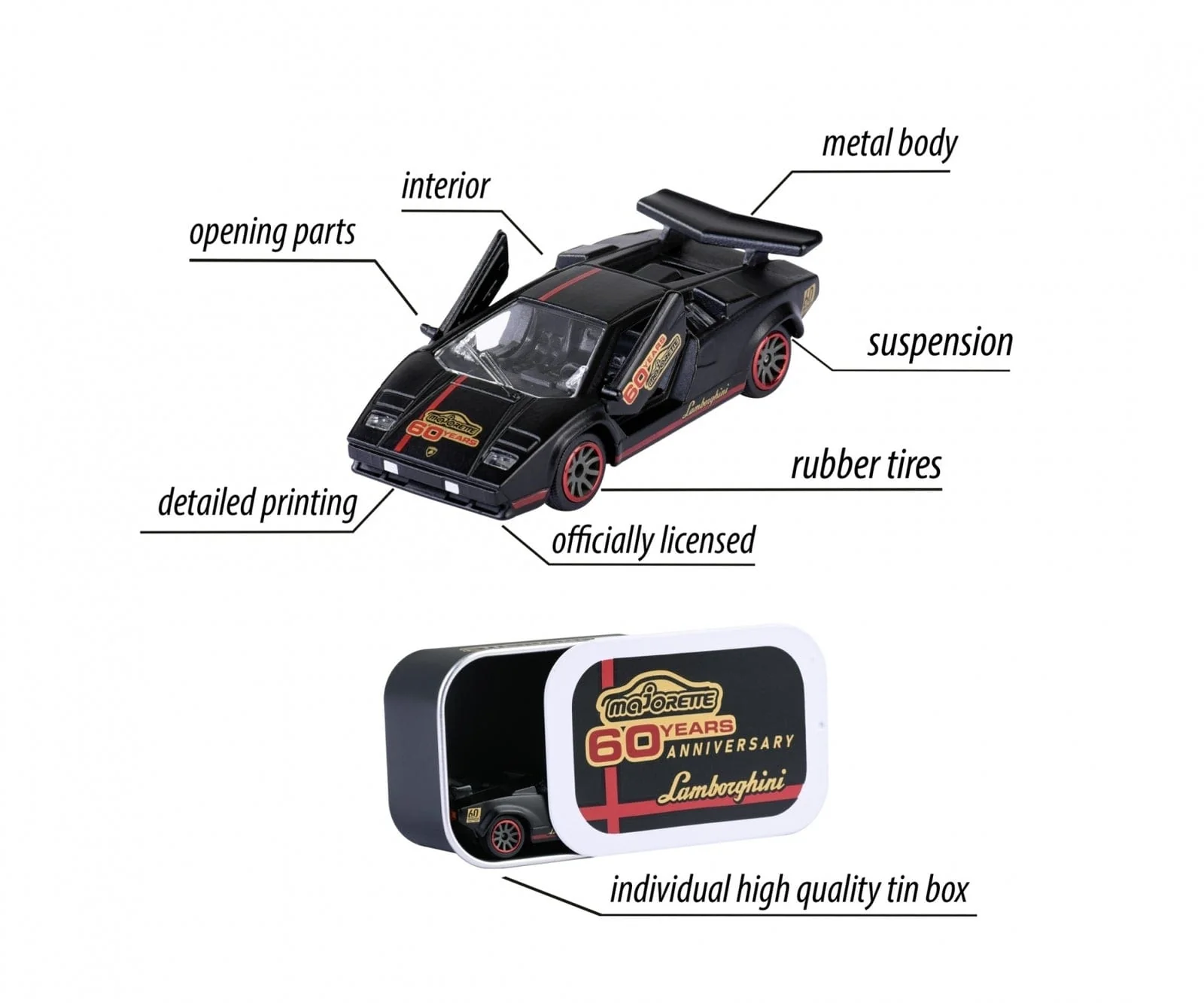 Majorette 60th Anniversary Deluxe Cars - Assorted (1) - Image 5