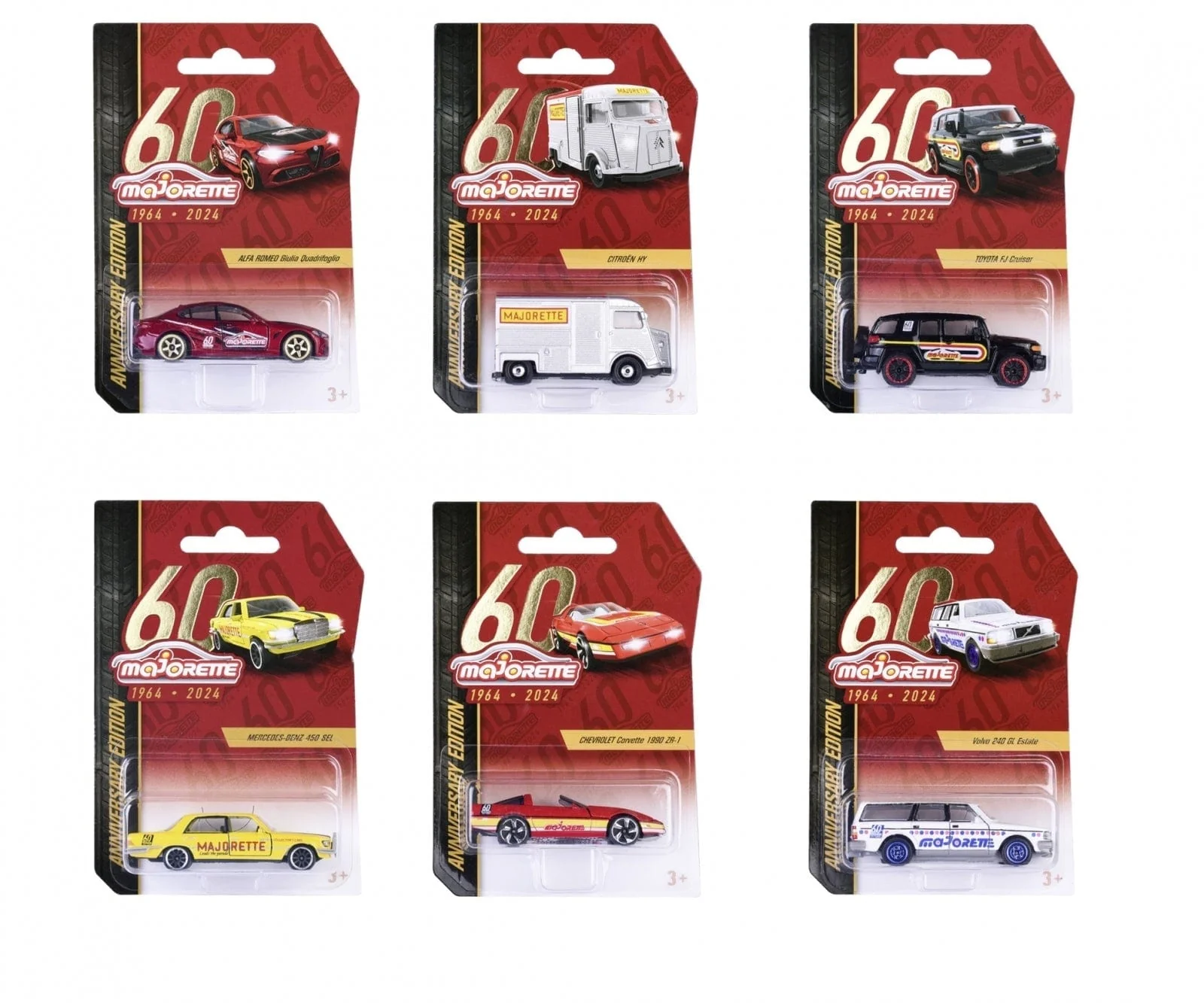 Majorette 60th Anniversary Premium Cars - Assorted (1)