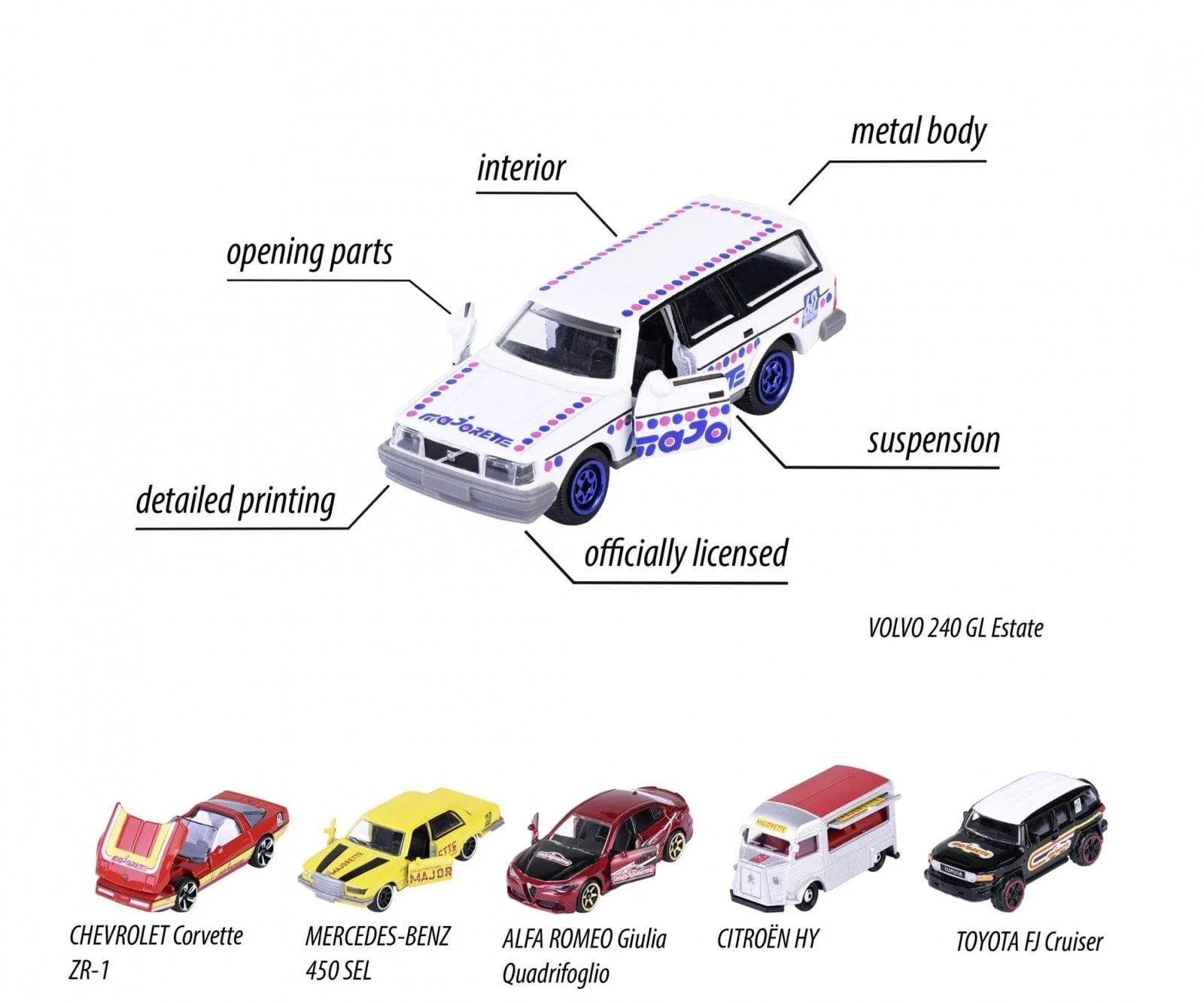 Majorette 60th Anniversary Premium Cars - Assorted (1) - Image 5
