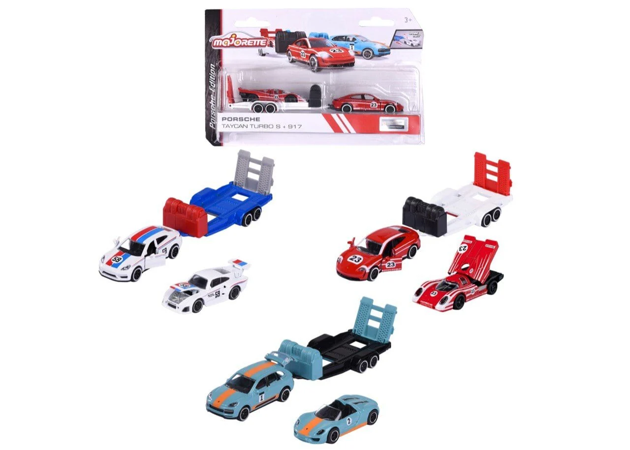 Majorette 73162 Porsche Motorsport Race Trailer Assorted (1pc)